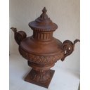 Ver imagem 4 de ÂNFORA ÁRABE VASO JARDIM LUXO FERRO FUNDIDO PRONTO ARTES DECORAÇÃO DE FAZENDA