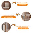 Ver imagem 4 de Conjunto com 2 Cadeiras Munique em Madeira Maciça para Sala de Jantar Moderna Mobília