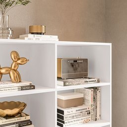 Estante para Livros Multiuso 6 Nichos 81cmx90cm Geórgia - 3