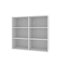 Estante para Livros Multiuso 6 Nichos 81cmx90cm Geórgia - 5