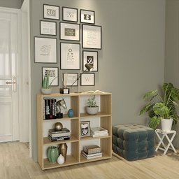 Estante para Livros Multiuso 6 Nichos 81cmx90cm Geórgia - 2
