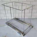 Ver imagem 7 de Lixeira Dupla Deslizante de Embutir Armário para Cozinha 10l Corrediça Tampa Basculante