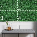 Ver imagem 6 de Kit 17 Placas Amendoim Artificial 60cm Jardim de Inverno Interno Folhagem Decorativa Completa