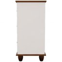 Ver imagem 7 de Cômoda para Quarto Closet 6 Gavetas 130cm Provençal Alegra S05 Off White Nogueira - Lyam Decor
