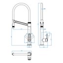 Ver imagem 4 de Misturador Monocomando Deca de Mesa Urban Dark Antracite e Preto 2289.gf.ind.mt.pt