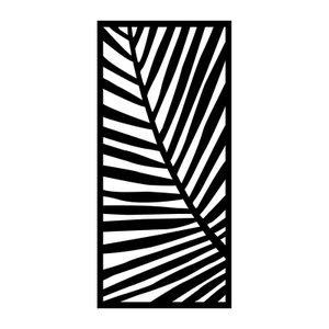 Painel Vazado Divisória Mdf Honolulu Preto Decore Painéis e Divisórias 0,90x2,20m