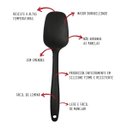Ver imagem 4 de Espatula de Silicone Multiuso 27x6cm Linha Garbo