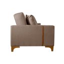 Ver mais imagens de Sofa Cama para Sala de Estar 209cm x 84cm Luizi Marrom Avelã