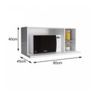 Ver imagem 4 de Armário Aéreo Microondas Viena Sallêto Móveis