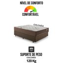 Ver mais imagens de Base Box Baú Casal 138x188 Linho Marrom com Colchão Relax Adorabile Molas Ensacadas