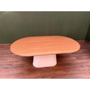 Ver imagem 6 de Mesa de Jantar Cone Zoe 244x137cm Base Laca Branca Tampo Freijó