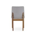 Ver mais imagens de Kit 2 Cadeiras para Sala de Jantar Estofada Madeira Maciça Cecília Bege/Off White