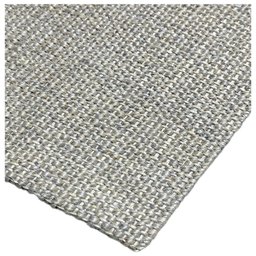 Tapete Sisal Natural Quadrado 250x250 Ch Cinza Claro - 3