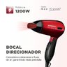 Secador de Cabelos Bivolt Preto/vermelho 1200w Mondial Sc10 - 4