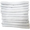 Ver imagem 1 de Kit 10 Panos de Chão Branco Alvejado 100% Algodão Tamanho:g