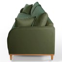 Ver imagem 5 de Sofá Fixo 3 Lugares Luxo 220cm Camila Verde