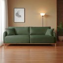 Ver imagem 6 de Sofá Fixo 3 Lugares Luxo 220cm Camila Verde