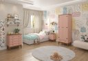 Ver imagem 5 de Guarda Roupa Solteiro Madeira Maciça Rústico 2 Portas 1 Gaveta Rosa - Apaixone & Decore