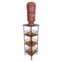 Ver imagem 7 de Cesto Organizador Fruteira 3 Andares Balcão Multiuso Cozinha Ladrilho S01