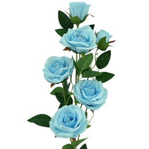 Kit 10 Galhos de Rosa Artificial de 90cm Realista e Sofisticado para Arranjos