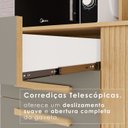 Ver imagem 7 de Armário de Cozinha 6 Portas 2 Gavetas Catar Cinza/Jequitibá/Granizo