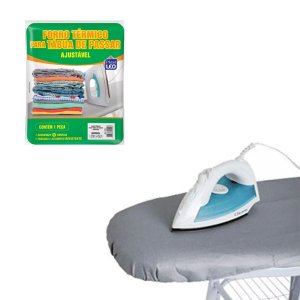 Forro Térmico Tabua de Passar Roupa Ajustável 120x45 Univer