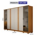 Ver imagem 3 de Roupeiro Reflecta 6PTS100% MDF com LED - Zeus - Arbo Design