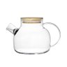 Chaleira com Bico Coador Vidro Borossilicato Tampa em Bambu 1L - Haüskraft CHLR025 - 1