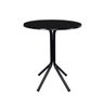 Mesa Bistrô Baixo Preto com Tampo Redondo Preto - 1