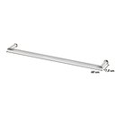 Ver imagem 7 de Porta Toalha Toalheiro de Banho de Banheiro 60cm em Aço Inox Polido Brilhante Linha Tessália Stainle
