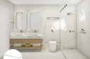 Ver imagem 3 de Porta Toalha Toalheiro de Banho de Banheiro 60cm em Aço Inox Polido Brilhante Linha Tessália Stainle