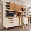 Ver mais imagens de Armário de Cozinha 7 Portas 2 Gavetas Adelle Yescasa