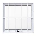 Ver imagem 1 de Janela Maxiar com Grade de Banheiro Esquadrias Atlântica 60x60 Branco