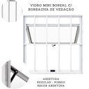 Ver imagem 4 de Janela Maxiar com Grade de Banheiro Esquadrias Atlântica 60x60 Branco