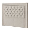 Ver imagem 1 de Cabeceira Casal King 195 Cm Elegance Linho Cru - Nexta Casa