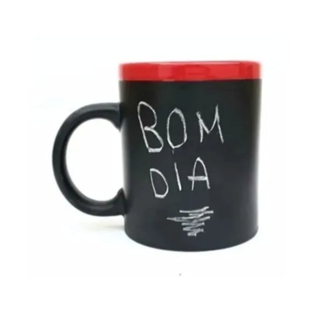 Caneca Lousa de Porcelana - Amarelo - 3