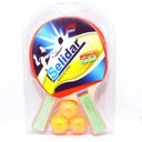 Ver mais imagens de Kit Ping Pong com Rede, 2 Raquetes e 3 Bolinhas - Diversão Garantida