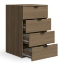 Ver imagem 4 de Mesa para Escritório Diretor Frame com Gaveteiro 4 Gavetas 150cm Industrial Kappesberg Carvalho E Munique