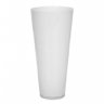 VASO VIDRO CONE BRANCO G 18 X 9 X 35 CM BTC Decor - 1