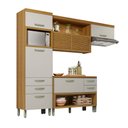 Ver imagem 1 de Cozinha 3 Peças Mdf Princesa Nesher Freijó/off White