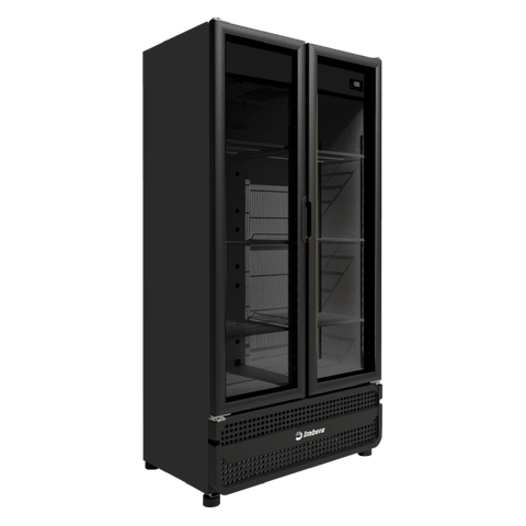Cervejeira Imbera 754 Litros 02 Portas de Vidro Full Black CCV480 220V