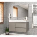 Ver imagem 1 de Gabinete Banheiro com Cuba e Espelheira 80cm Multimóveis CR10074 Cimento