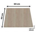 Ver imagem 4 de Tampo Quadrado 60 Cm (largura) P25 Pandin Mdp 2,50 Cm (altura) Cor Nogueira Casablanca
