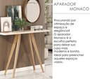 Ver imagem 2 de Aparador Retrô Decorativo Sala de Estar Pés Madeira Tampo Mdf Off White
