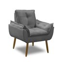 Ver imagem 3 de Kit 2 Poltronas Decorativas Opala Recepção Luxo Confortável