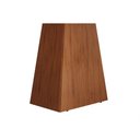 Ver imagem 5 de Conjunto: Mesa de Cozinha Dulce c/ Tampo Madeirado c/ Vidro Reto 120x90cm e 4 Cadeiras Lia Freijo/