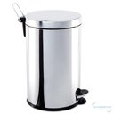 Ver imagem 2 de Lixeira com Pedal 12 Litros Aço Inox pra Banheiros e Cozinha
