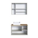 Ver imagem 3 de Conjunto para Banheiro 80cm com Cuba Gabinete Suspenso e Espelheira Barcelona Art In Móveis