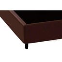 Ver imagem 3 de Cama Box Base Universal Solteiro Courano Brown (78x188x20) - Costa Rica