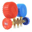 Ver imagem 3 de Manifold Analogico Gas R410a 3 Mangueiras 90cm sem Maleta